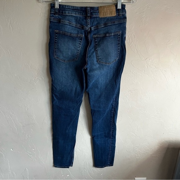 Cheap Monday High Skin Blue Blue High Rise Skinny Denim Jeans - Picture 5 of 12